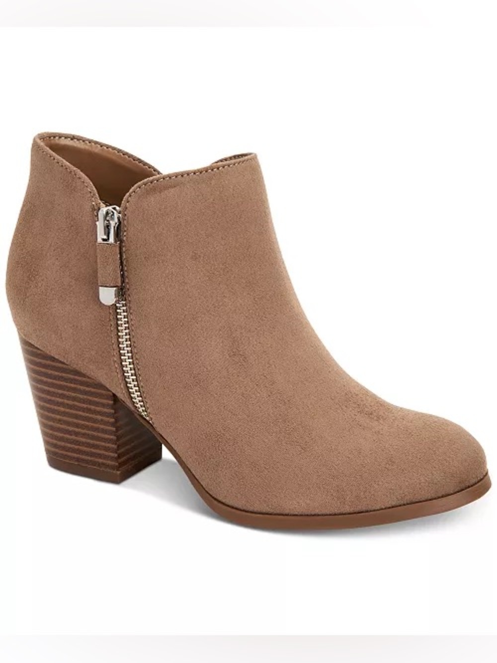 ♥️♥️ Style & Co. Women's Masrinaa Ankle Booties | Taupe 10.5 M